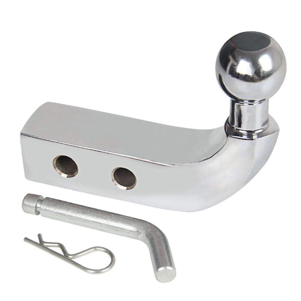 2-Inch Ball Trailer Hitch Receiver, Car Modified Trailer Hook Trailer Rear Bumper Trailer Lock