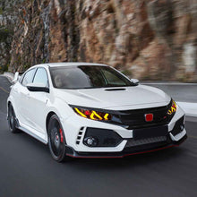 Load image into Gallery viewer, Demon Eye LED Headlights for 2016-2021 Honda Civic 10th Gen Projector Front Lamp Assembly (Pair)
