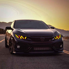 Load image into Gallery viewer, Demon Eye LED Headlights for 2016-2021 Honda Civic 10th Gen Projector Front Lamp Assembly (Pair)