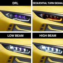 Load image into Gallery viewer, Diamond Lens Rotating LED headlights for Honda Civic 2016-2021 10th Gen Projector Front Lamp Assembly (Pair)
