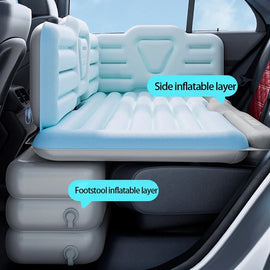 Inflatable Travel Mattress with Air Pump,  for SUV, Sedan, Pickup Back Seat