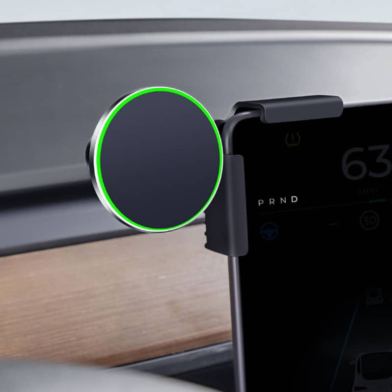 Car Phone Holder Mount Adjustable Magnetic Charging for Tesla Model 3/Y/S/X