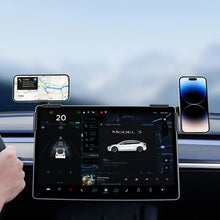 Load image into Gallery viewer, Car Phone Holder Mount Adjustable Magnetic Charging for Tesla Model 3/Y/S/X