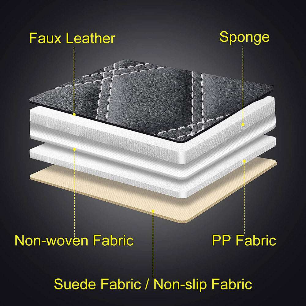 Custom Luxury Faux Leather Car Seat Cover Fits Ford F150 (2015-2023), F250, F350, F450(2017-2023)