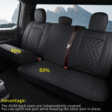 Load image into Gallery viewer, Custom Luxury Faux Leather Car Seat Cover Fits Ford F150 (2015-2023), F250, F350, F450(2017-2023)