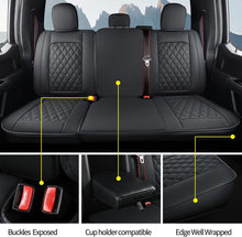 Load image into Gallery viewer, Custom Luxury Faux Leather Car Seat Cover Fits Ford F150 (2015-2023), F250, F350, F450(2017-2023)