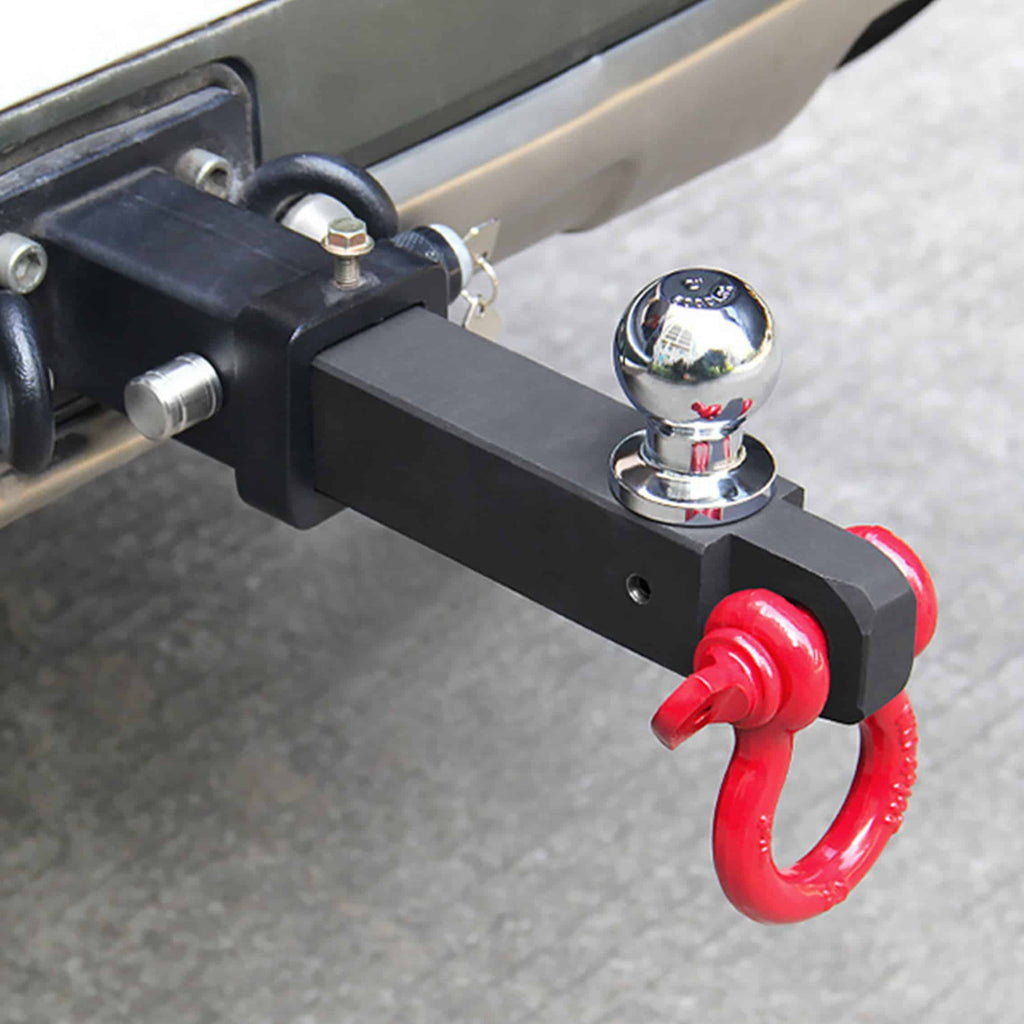 Solid Shank Shackle 13,000 lbs with 5/8" Trailer Hitch Lock ，Hitch Pin Lock