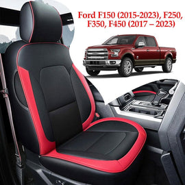 All-inclusive Luxury Premium Leather Car Seat Cover Special For Ford F150 (2015-2023), F250 (2017-2023)