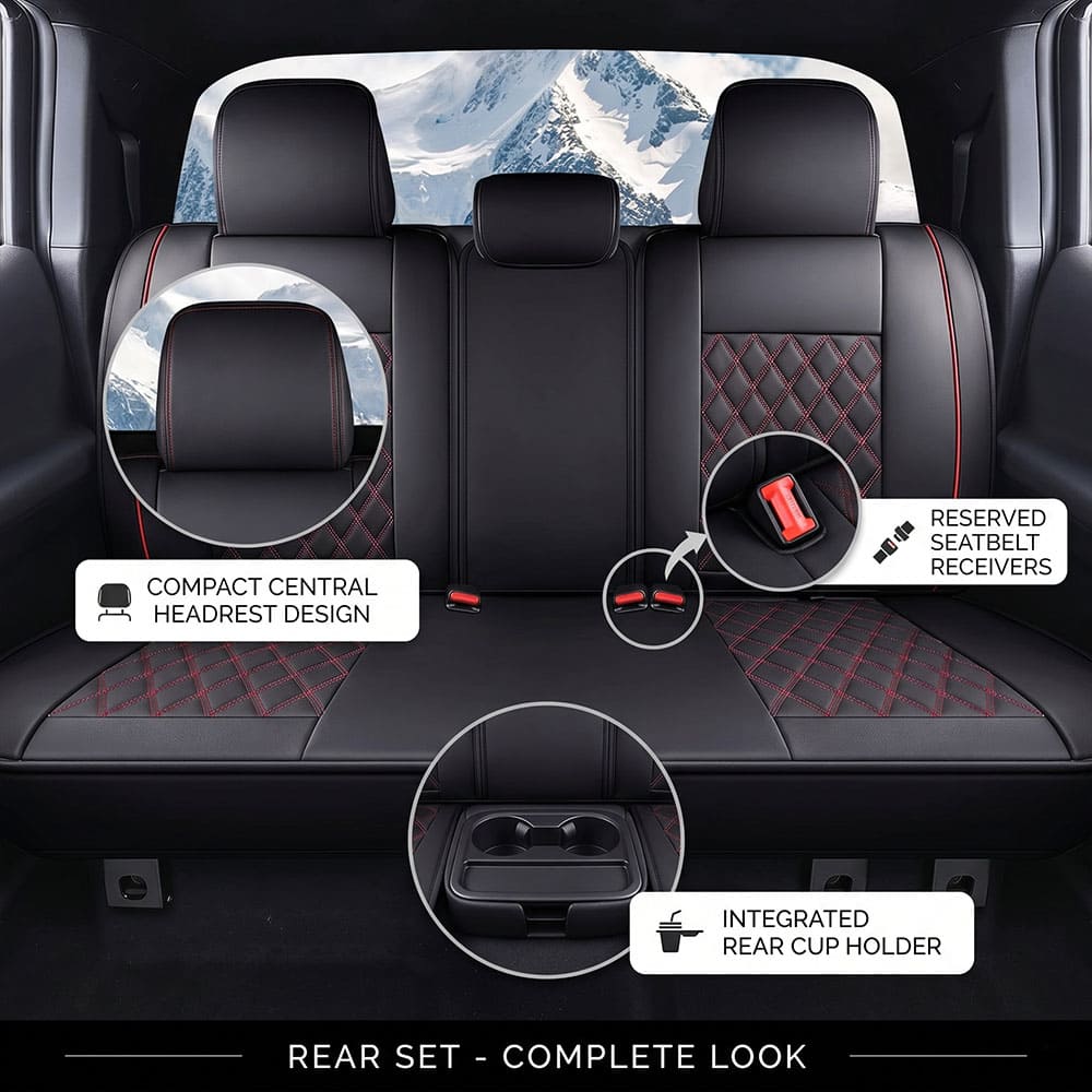 Custom Fit Ford Maverick(2022-2026) Leather Car Seat Covers Full Set