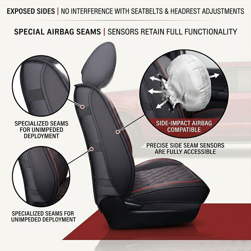 Custom Fit Ford Maverick(2022-2026) Leather Car Seat Covers Full Set