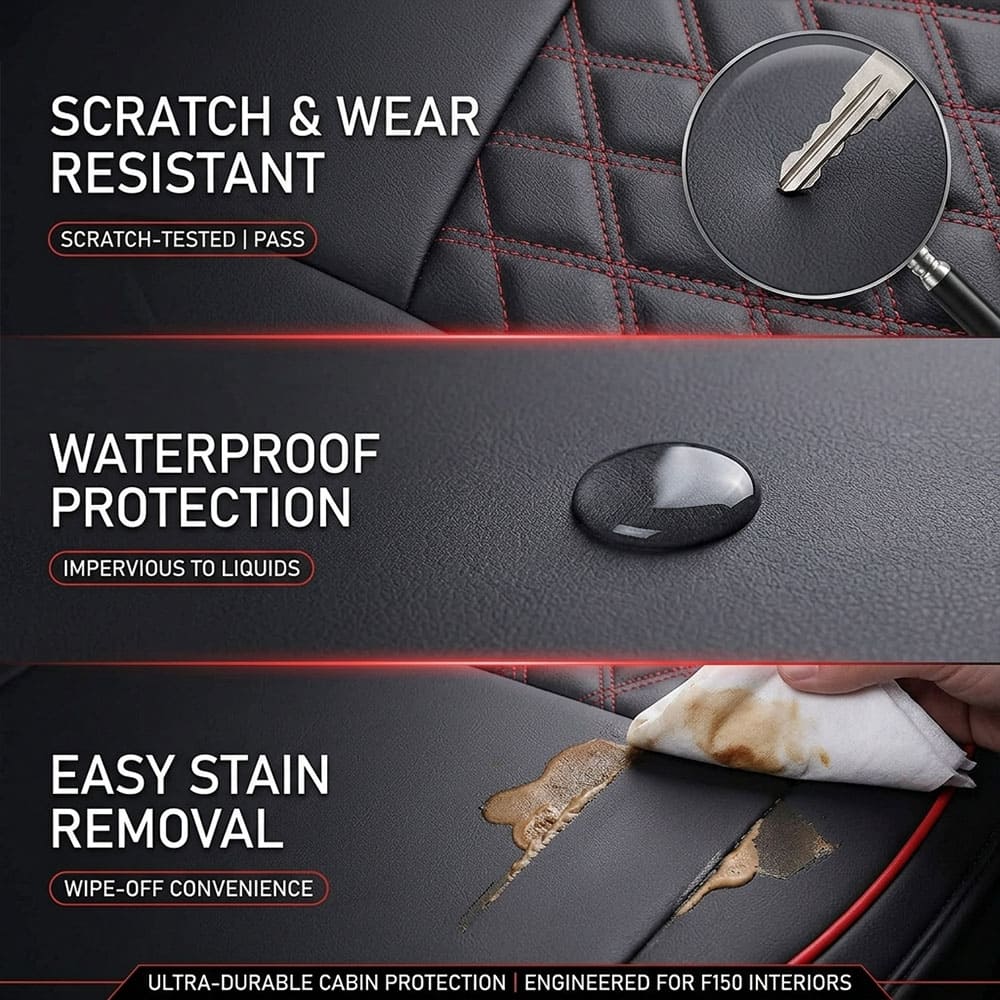 Custom Fit Ford Maverick(2022-2026) Leather Car Seat Covers Full Set