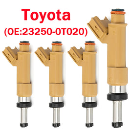 4PCS 23250-0T020 Fuel Injectors – Direct Fit for 2009-2018 Toyota Corolla, Matrix & Scion xD 1.8L I4