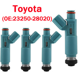 23250-28020 Fuel Injectors Set (4PCS) for Toyota 2.4L – Complete Replacement Kit, OEM Fit