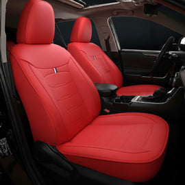 Universal Fit Faux Leather Car Seat Covers – 5-Piece Set, Waterproof, Easy Care for Most Vehicles