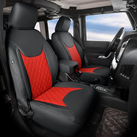 Custom Nappa Leather Car Seat Covers Full Set Special for Jeep Wrangler (2007-2026)