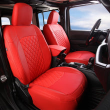 Load image into Gallery viewer, Custom Nappa Leather Car Seat Covers Full Set Special for Jeep Wrangler (2007-2024)