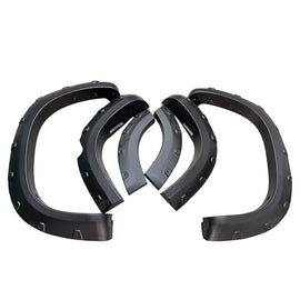 Front & Rear Fender Flares Kit for Toyota Land Cruiser Prado LC150 2014–2018 – 6PCS Black Wheel Arch Trim, Direct Fit
