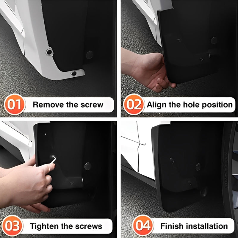 Amancarport® Mud Flaps for Toyota Tundra 2007-2026 , All-Weather Splash Guards , No-Drill Front & Rear Mudguards Set (4PCS)