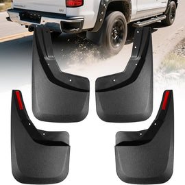 Amancarport® Mud Flaps for Trucks Mud Guards Compatible with 2014-2026 Chevrolet Silverado,4pcs Splash Guards Front & Rear