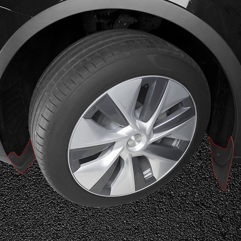 Drill-Free Mud Flaps for 2016-2025 Tesla Model 3