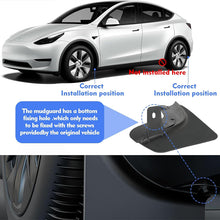 Load image into Gallery viewer, Amancarport® Mud Flaps for Tesla Model Y 2021-2025 - Front and Rear Splash Guards Mud Flaps, 4PCS Fender Flares Set