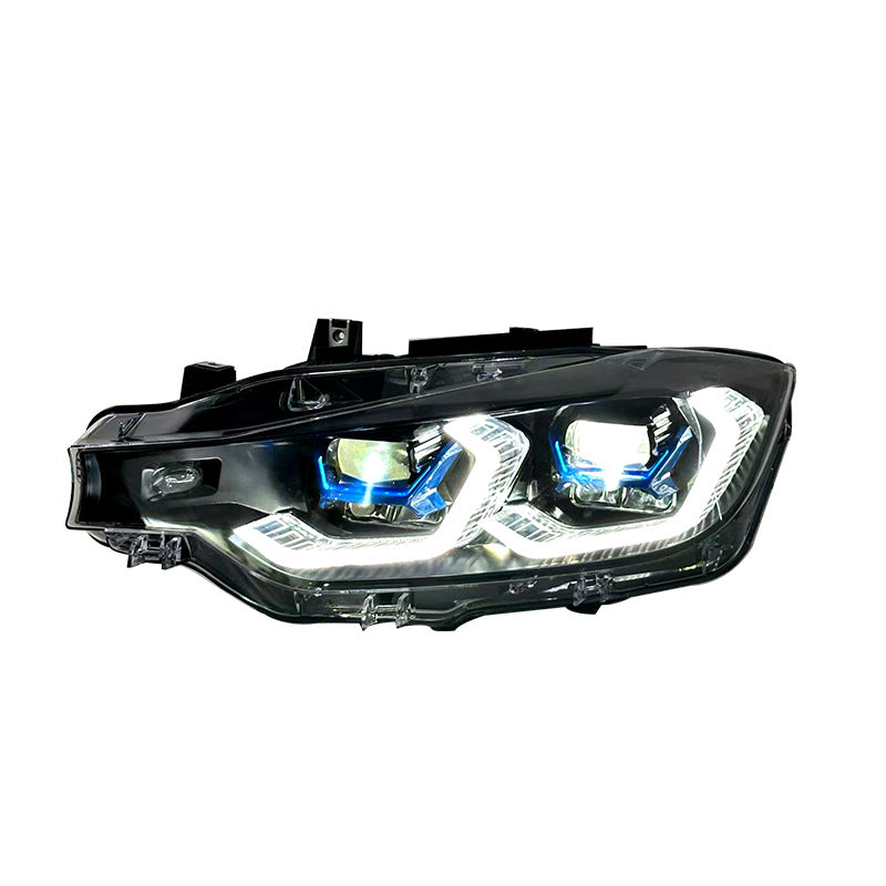 For BMW 3 Series F30 (2013–2018) Laser LED Headlights with Switchable Yellow/White DRL