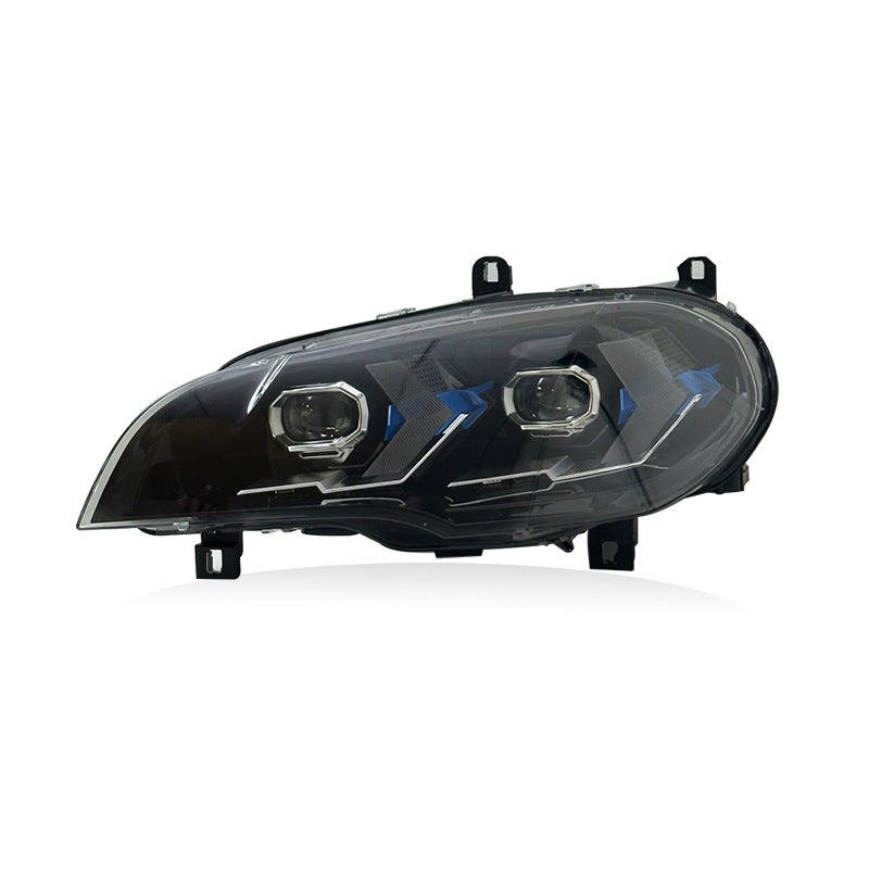 LED Headlights For BMW X5 E70 2007-2013 Double Lens Arrow Style Assembly Pair