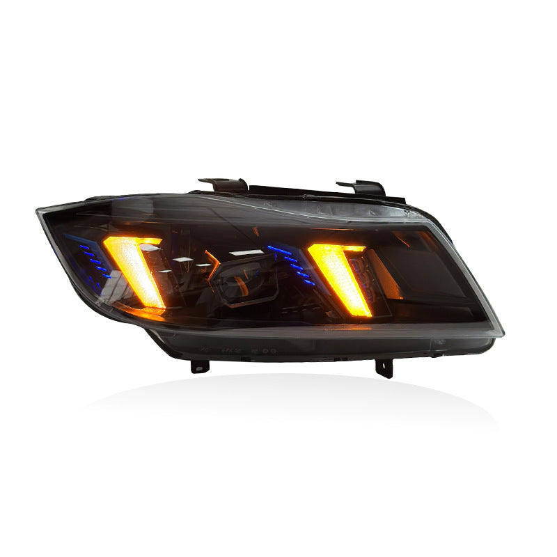LED Headlights for BMW E90 (2005–2012) – Snake Eyes Style,  Projector Lens