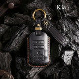 Genuine Leather Key Fob Cover for Kia