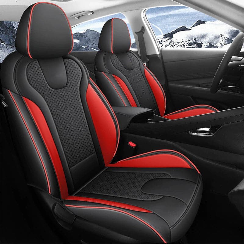 Luxury Leather Car Seat Cover Full Set For Hyundai Elantra (2021-2024)