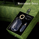 Genuine Leather Key Bag for Mercedes-Benz Maybach S450, E300L