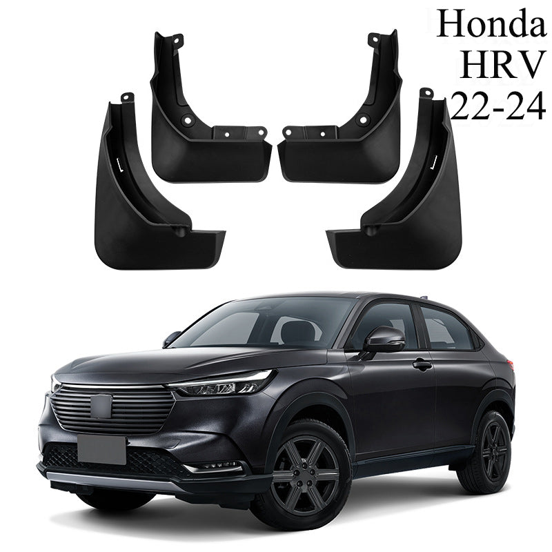 Mud Flaps Mud Guards Fit for 2022-2024 Honda HRV E EL (Low Spec), Front & Rear Mud Splash Guards Accessories - 4 Pcs