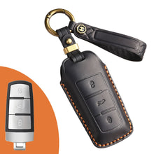 Load image into Gallery viewer, Vintage Handmade Luxury Leather Key Fob For All Volkswagen Models