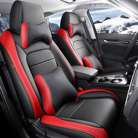Luxury Leather Car Seat Cover Full Set For Honda Civic (2022-2025)