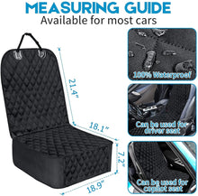 Load image into Gallery viewer, Dog car seat cover front row waterproof and scratch resistant