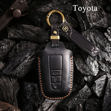 Load image into Gallery viewer, Genuine Leather Key Fob Cover for Toyota