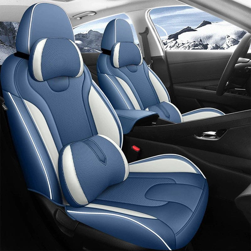 Luxury Leather Car Seat Cover Full Set For Hyundai Elantra (2021-2024)