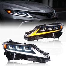 Load image into Gallery viewer, LED Headlights for Toyota Camry (2018–2023, 8th Gen) – Start-Up Animation &amp; Projector Lens