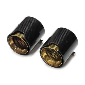 Suitable for BMW M2/M3/M4 G80/G82/G87/F80/F82/F83/F87 Carbon Fiber Exhaust Tailpipe