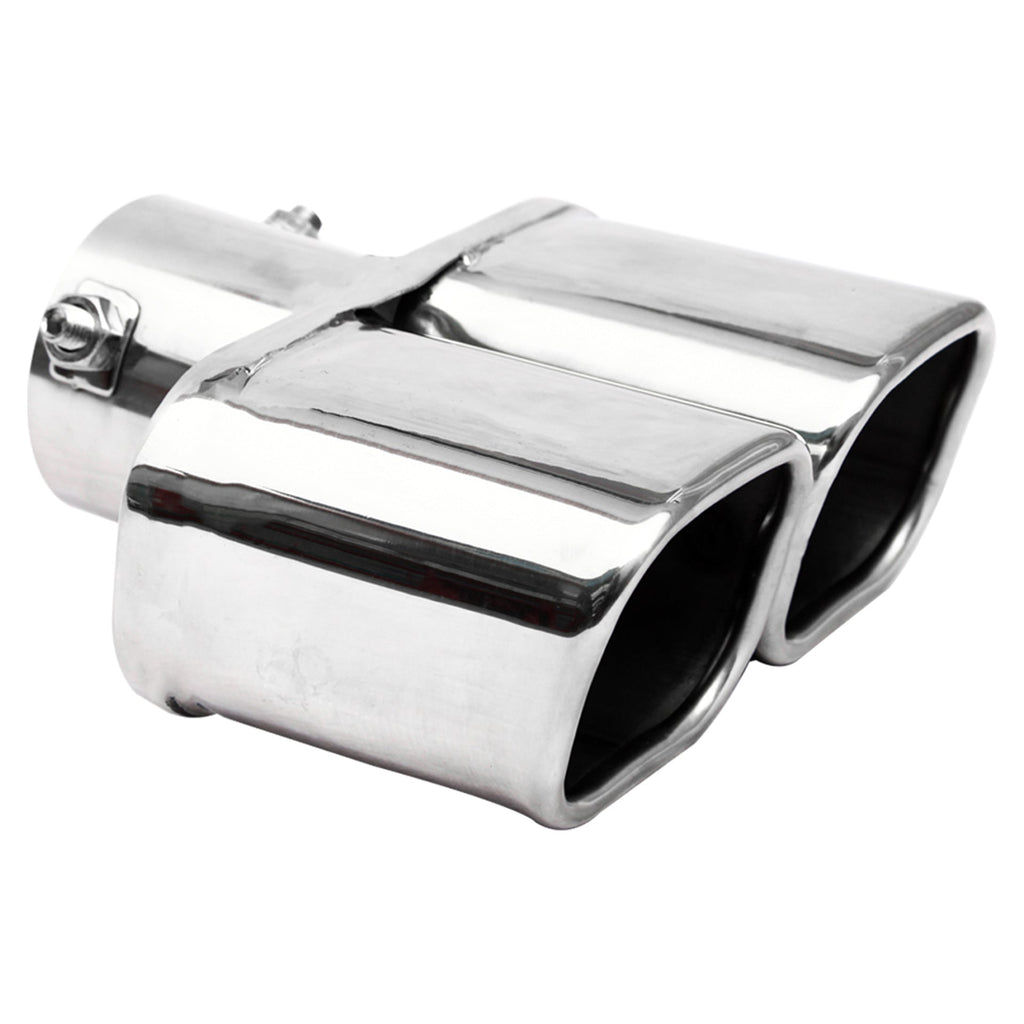 Car Exhaust Pipe  Square mouth exhaust tip Straight curved car exhaust