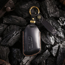 Load image into Gallery viewer, Vintage Handmade Luxury Leather Key Fob For All Volkswagen Models