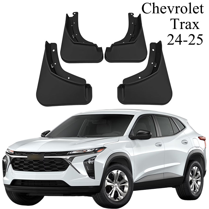 Mud Flaps for 2024-2025 Chevy Trax - 4PCS Front & Rear Wheel Splash Guards