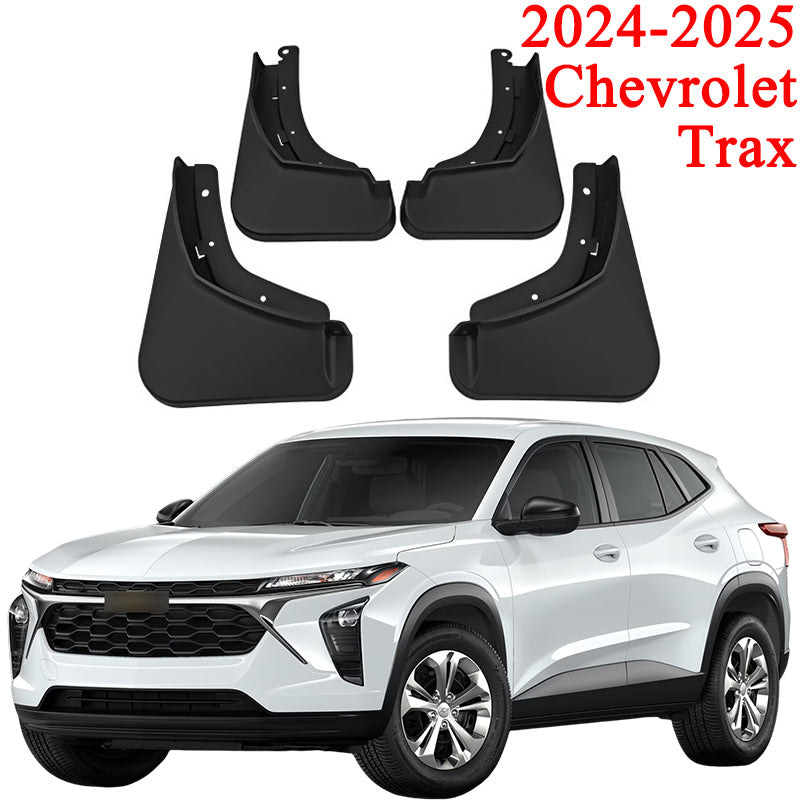 Mud Flaps for 2024-2025 Chevy Trax - 4PCS Front & Rear Wheel Splash Guards