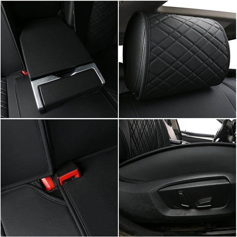 For Dodge Ram Car Seat Covers Full Set Compatible with Ram 1500(2009-2024), Ram 2500(2010-2024), Ram 3500(2010-2024)