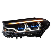 Load image into Gallery viewer, Yellow+White DRL LED Headlights for BMW 5 Series G30 (2018–2020) – Full Headlight Assembly