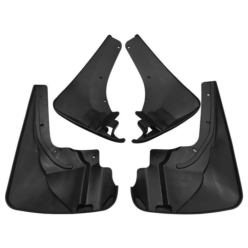 4-Piece Front & Rear Mud Flaps Splash Guards For Ford Explorer 2011-2019 – Black PP+TPO