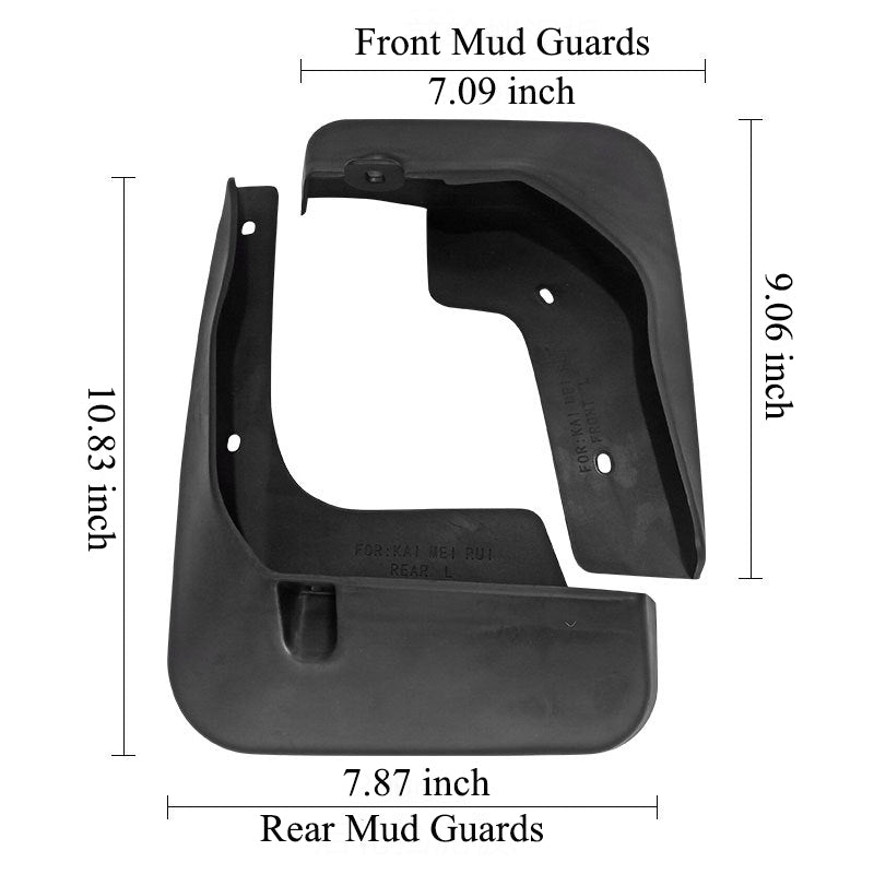 Mud Flaps Splash Guards for Toyota Camry 2012-2014