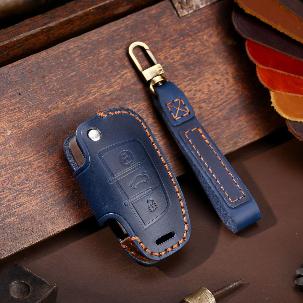 Suitable For New Audi High Quality Leather Key Cover A4L/Q5L/Q7/A4/A5/A6