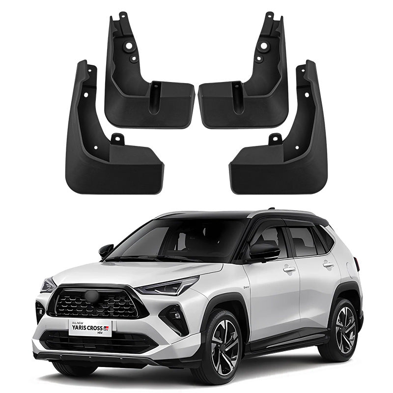 Mud Flaps Mud Guards Fit for 2006-2024 Toyota Yaris , Front & Rear Mud Splash Guards Accessories - 4 Pcs