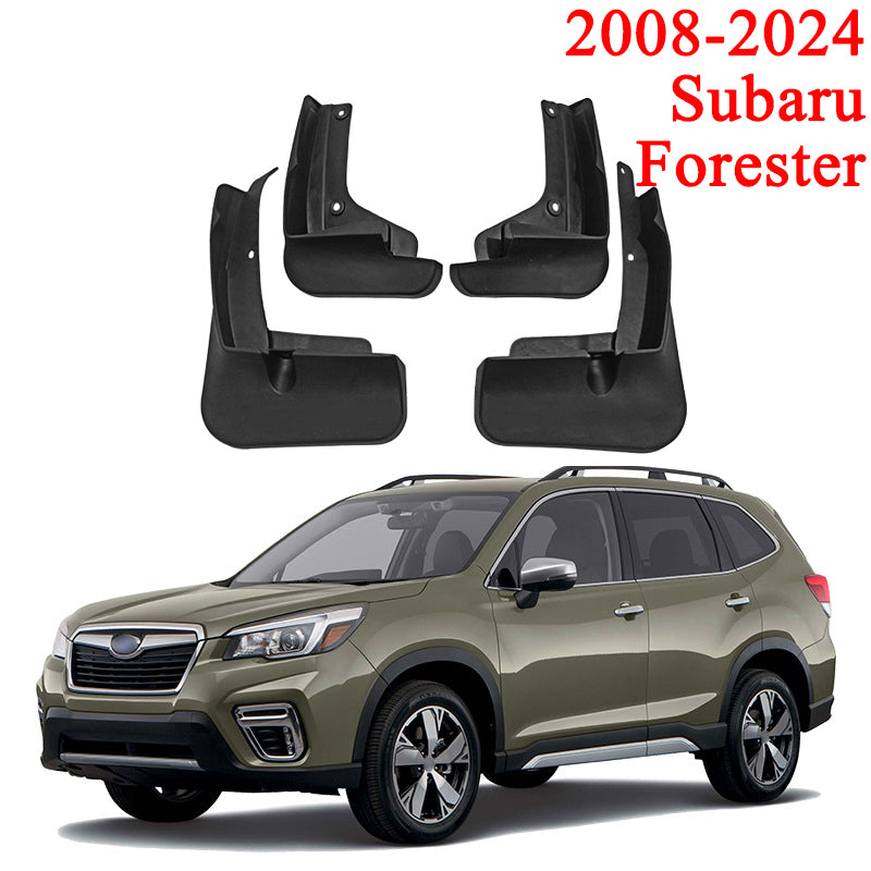 Mud Flaps Splash Guards for 2008-2024 Subaru Forester Front and Rear Fender Flares, 4PCS Accessories